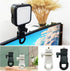 ThtRht 2 Pack 1/4 Monitor Camera Mount Clamp Clip Screen LCD Display Top Fill Light Flash Holder Webcam Stand