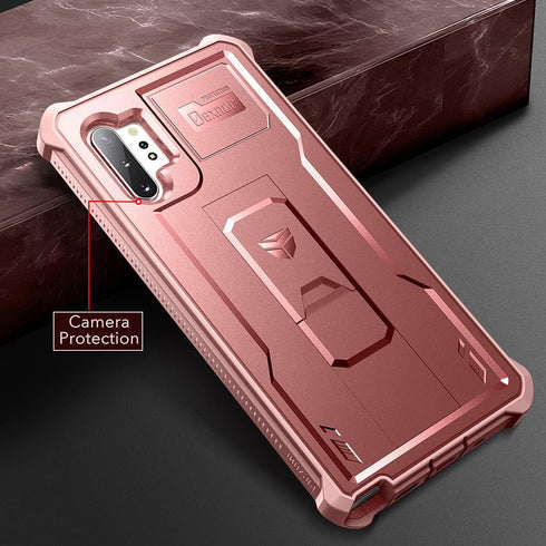 Dexnor for Samsung Galaxy Note 10+ Plus Case, Heavy Military Grade Protection with Built-in Screen Protector and