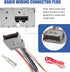 DACIRTY Pack-3 Hummer Car Radio Wiring Harness Adapter, Audio Modification Pigtail Connector Plug, Stereo Wiring