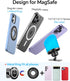MagSafe Car Mount for iPhone, 20 Super Magnets Magnetic Phone Holder for Dashboard, 360° Rotation for iPhone 15 Series