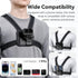 ULANZI Phone Chest Mount + Head Strap Mount for POV, Hands-Free Phone Holder Support for Vertical Shots, Chest and Head
