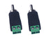 RCA Plugs for Speaker Wire, RCA to AV Screw Terminal Connector, Solderless Adapter for Audio/Video