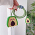 3D Cute Cartoon Charger Protector Case for Apple 20W USB-C Power Adapter and Lightning Cable (Green Avocado)