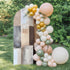 Jnbasdffb 7.2 Brown Beige Color Blocks Wedding Arch Cover, Stretchy Spandex Arch Backdrop Stand Covers FT, Abstract Oil