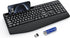 KYSONA Large Print Wireless Keyboard, Full Size Cordless Computer Keyboard with Phone Holder,