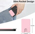 Senose Phone Card Holder, 4 Pack Stick On Wallet for Back of Phone, Compatible for iPhone, Android Phones