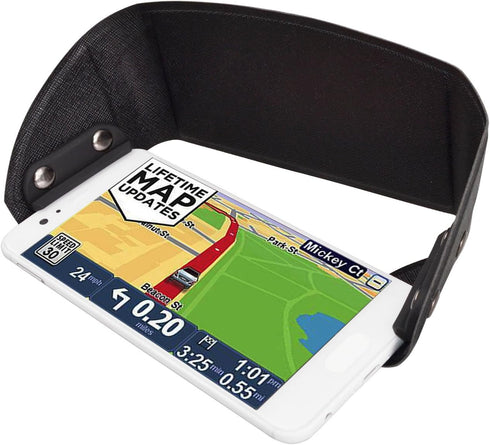 TFY Universal Phone Sun Shade & Glare Visor Shield - Compatible with 4.5 to 6.1 Inch Smartphones, iPhone 16/15/14/13