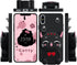 SGVAHY Wallet Case for iPhone XR, Cute Cat Black Coin Purse, Kawaii Soft Silicone Shockproof Cover