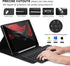 iPad Keyboard Case 9.7’’ for iPad 6th Gen 2018, 5th Gen 2017, Bluetooth Keyboard with Pencil Holder (Black)