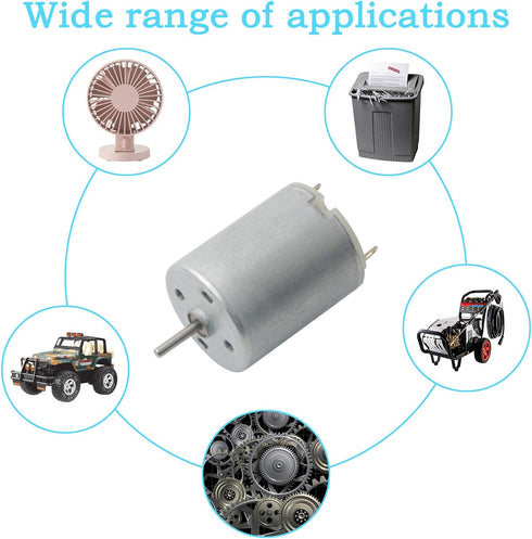 3V-12V 280 42 24 mm (Pack 5) Dc Motor Micro Motor x for RC Boat Model Toys Diy