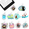 JINGSEN 9Pcs Charms for Kindle,About Funny Theme Dust Plug Charm Compatible with Type