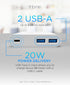 iHome 32W AC Pro Multi Port USB Wall Charger Block - Fast Charging Station with 3 USB Ports