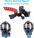 PellKing Universal Motorcycle Helmet Chin Action Camera Mount, Flexible Adhesive for GoPro Hero11, 10, 9, 8, 7, 6, 5,