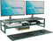Simple Trending 2 Tier Metal Dual Monitor Stand Riser, Computer Office Desktop