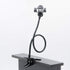 Universal Lazy Bracket Mobile Phone Stand - Flexible Gooseneck Long Arm Clip (Metal)
