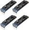 ACEIRMC 4pcs I2C Display Module 0.91 Inch I2C OLED Display Module I2C OLED