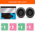 Earpads Replacement for Audio Technica M50X, GVOEARS Ear Cushions for HyperX Cloud/Alpha, ATH M50X M40X Turtle Beach