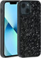 molzar Grip Series Case for iPhone 13 Mini, Real Forged Carbon Fiber, Built-in Metal Plate, Wireless Charging, Glossy
