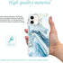 JIAXIUFEN Gold Sparkle Glitter Case, Compatible with iPhone 12 mini, Marble Design Slim Shockproof TPU Cover