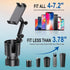 2 in 1 Large Cup Holder Phone Mount Extender,Cup Holder Phone Mount for Car with 360° Rotation Car Cup Holder and Cell Phone Holder Compatible with iPhone,iPad, Tablet,All Smartphones,Black