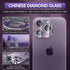 Tempered Glass 3PCS Rear Camera Lens Protector for iPhone 14 Pro/14 Pro Max - HD Clear Full Coverage Guard