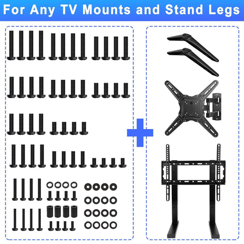 Maozhren M4, M5, M6, M8 Universal TV Mount Kit for Onn, Sony, Westinghouse, Philips, Toshiba, Insignia - Includes TV
