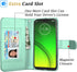 Moto G7 Power Wallet Case, for Motorola G7 Supra/XT1955/G7 Optimo Maxx, PU Leather ID Credit Card Holder Slots
