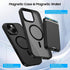 Ntwinro 14 13 6.1 Inch, for iPhone Case & iPhone Case with Wallet, MagSafe Compatible, Detachable Magnetic Phone Card