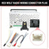 12V 5V 2000-2004 1999-2003 RED WOLF Radio Wiring Harness RCA Plug with to Step Down Converter Kit for Ford Mustang