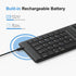 OMOTON Foldable Bluetooth Keyboard, Wireless Folding Keyboard, Multi-Device and Rechargeable, Portable for iPhone,