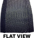Electriduct 2" Side Entry Cable Wrap Braided Sleeving with Hook & Loop Fastener - 10 Feet, Black