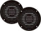 Jensen MS5006BR Black 5.25" Waterproof Dual Cone Speakers