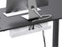 Monoprice Under Desk Cable Tray, Steel with Power Supply, Wire Management, Workstream Collection in White