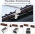 2Pack Gutter Mount for eufy Security SoloCam S220/C210, eufyCam 2C/2C Pro, Adjustable Weatherproof Mounting Bracket