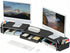 OPNICE Desk Organizers and Accessories, Dual Monitor Stand Riser with Drawer and