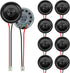 DWEII 10PCS 8 Ohm 8R 0.5W 30mm Ultra-Thin Horn Mini DIY Speaker Speaker