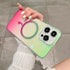 CASEOWL iPhone 15 Pro Max Case, Compatible with MagSafe, Clear Cute Glitter Card Protective Cover for Women and Girls