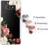 Galaxy Note 9 Case with Flowers, Slim Shockproof Clear Floral Pattern TPU Back Cover for Samsung Galaxy Note 9