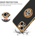 BENTOBEN iPhone 13 Case, Slim Fit 360° Ring Holder, Shockproof Kickstand, Magnetic Car Mount, Non-Slip, Black Cover.