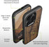 Carveit 16 Magnetic Wooden Case for iPhone Pro Case, Wood Artisan Engraved & Black Soft TPU Shockproof Cover