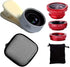 Generic Wide-Angle Macro Fish-Eye Camera Lens Kit, for Smart Phones, Tablet Computers, ipad