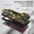 Rossy for Samsung Galaxy S23 Ultra Case, Dual Layer Hybrid Shockproof Protective Case with Slide Camera Cover