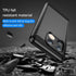 Shockproof Carbon Fiber Sheath Phone Case for OnePlus 10 Pro 5G, Soft TPU, Black