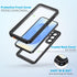 Lanhiem for Samsung Galaxy S25 Phone Case, IP68 Waterproof Dustproof, Rugged Full Body Shockproof Cover, Black
