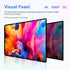 Ximaoy 72 inchPortable 16:9 Projector Screen Movie Projector Screen HD Indoor Outdoor Double Sided Rear Projection