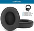 GVOEARS Cooling Gel Earpads for Sennheiser HD280, HD280 Pro, HD281, HMD280, HMD281 Headsets, Soft Memory Foam, Black