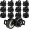 Yookeer 12 Pieces Magnet Zip Tie Mount 22 mm Heavy-duty Magnetic Zip