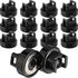 Yookeer 12 Pieces Magnet Zip Tie Mount 22 mm Heavy-duty Magnetic Zip