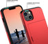 Nvollnoe for iPhone 14 Case with Card Holder, Heavy Duty Protective Dual Layer Shockproof Slim Wallet Case for Women &