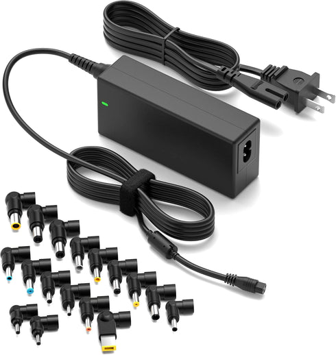 ZOZO Universal Laptop Charger, 90W AC Adapter for HP Dell Lenovo Acer Samsung with 17 Tips
